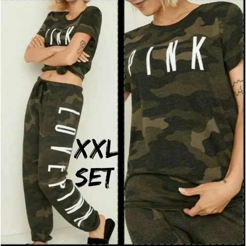 Victoria Secret Pink Camo Classic Pants 