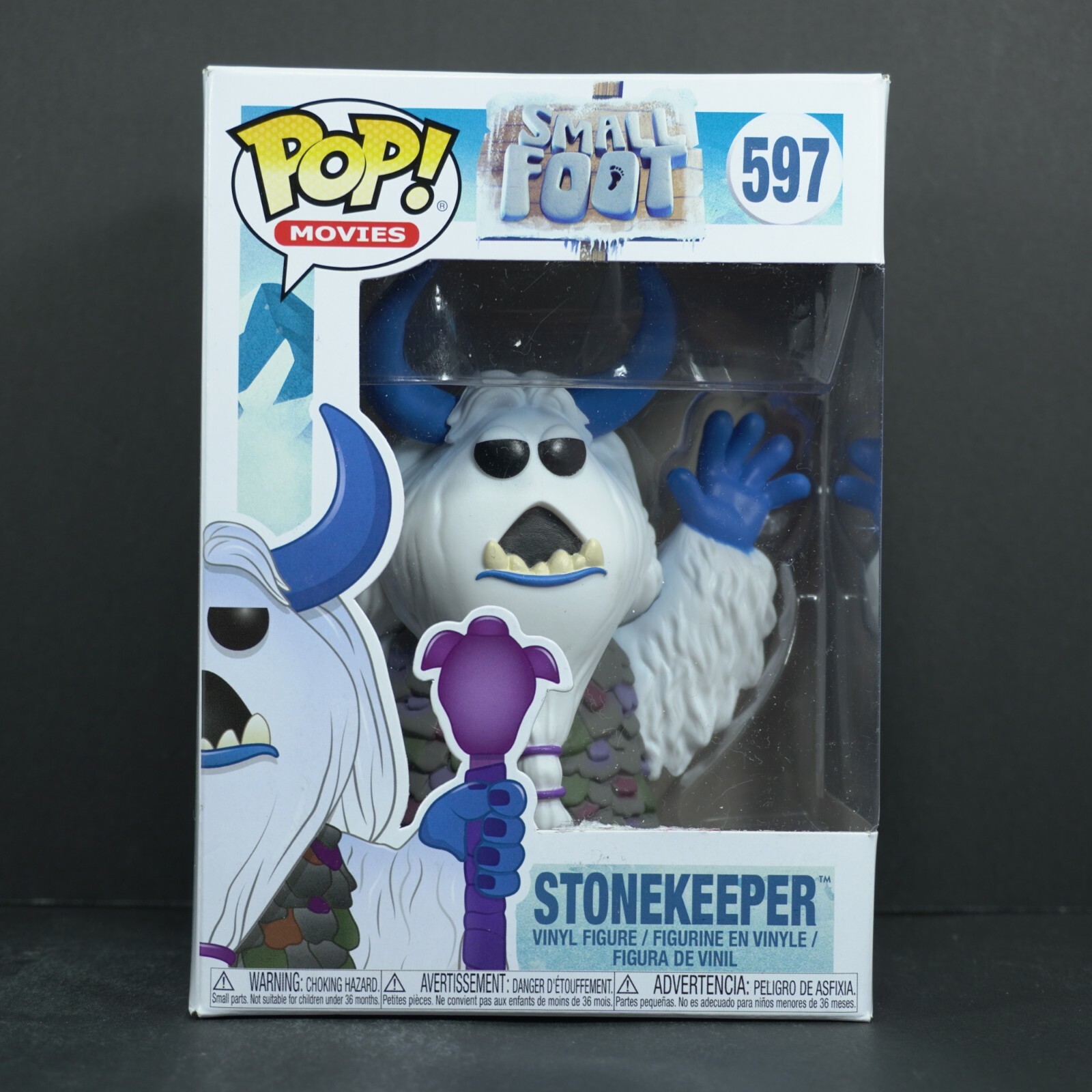 Funko Pop Stonekeeper 597 Small Foot Movies Vinyl Figure Not Mint