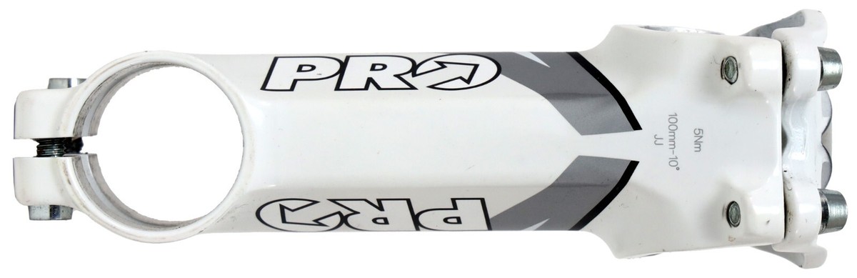 PRO VIBEステム 100mm 10° 1-1/8 PRO Vibe 7s Alloy Road Bike Stem 31.8 x 100mm 10º WHITE 1 1/8