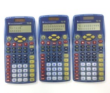 TI-15 Exlporer Calculators Elementary 3pc Lot Solor Powered Texas Instrument. L2