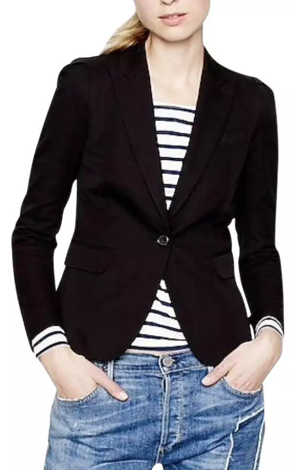 J crew puff sleeve blazer clearance