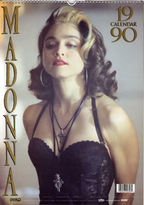 Madonna Official Calendar 1990 , vintage, Queen of Pop