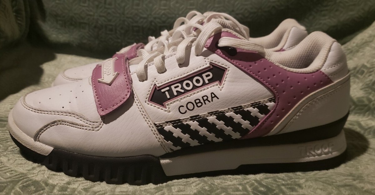 Men\'s Troop Cobra White Pink Lavender Low-Top Sneakers NWT WorldOfTroop #Troop Available for the first time in 30 years  main image 2