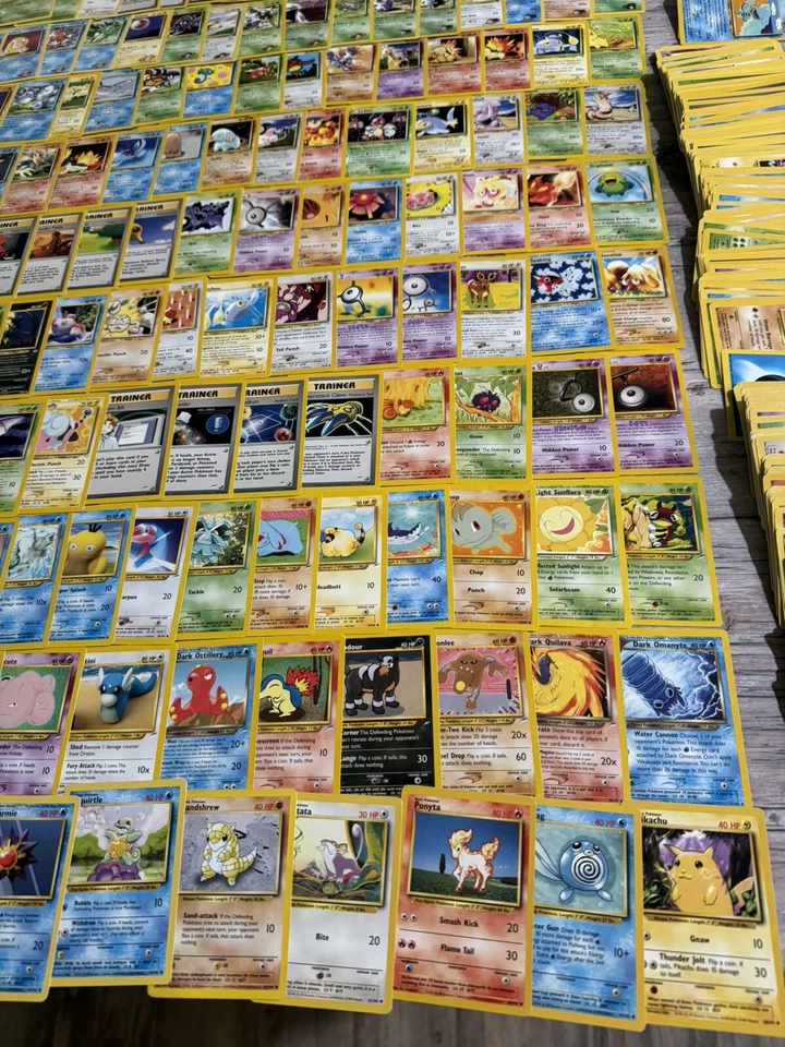 Vintage Pokemon Card Binder WOTC Neo Gym Base 19999-2002 Lot Of 100!! Random - Image 2 of 4