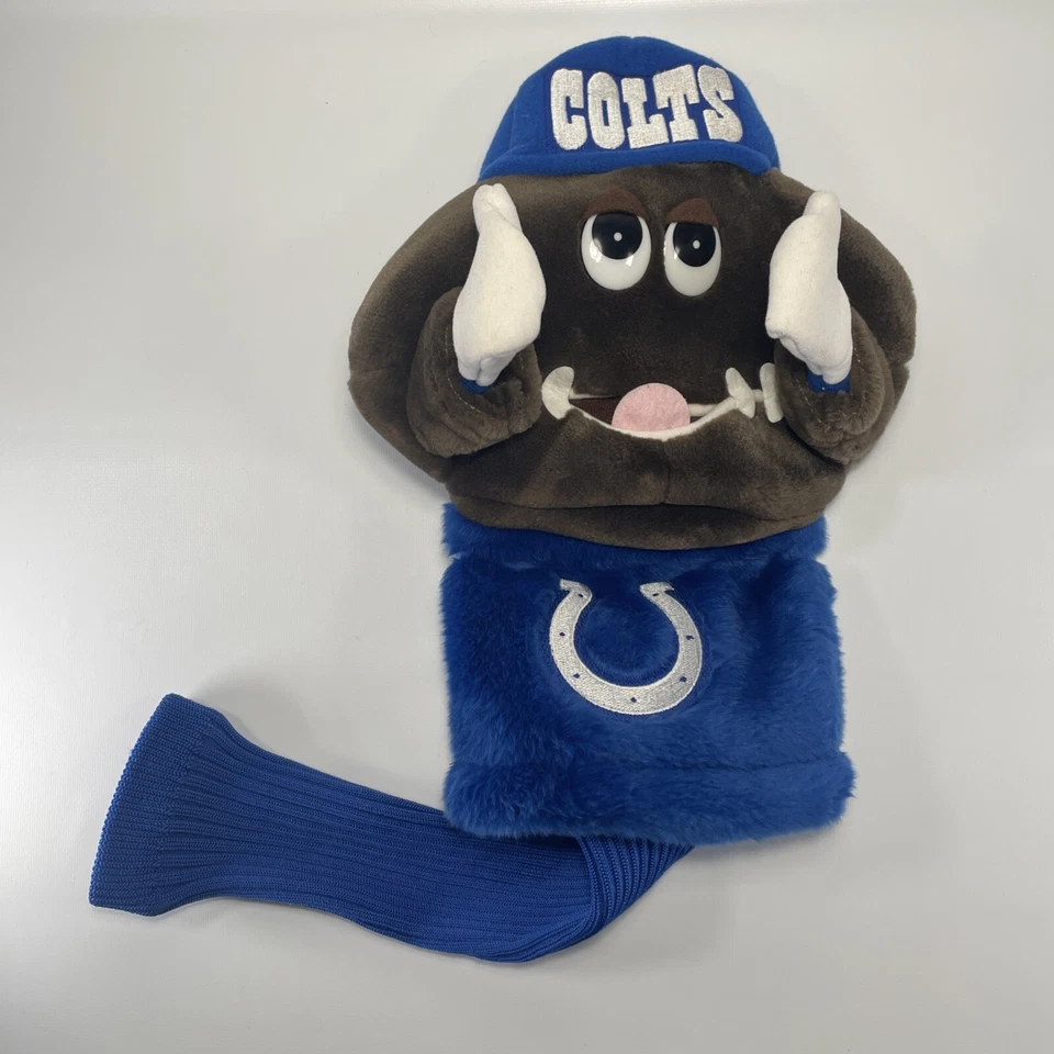NFL McArthur Indianapolis Colts Mascota Spike Cubierta Golf Grande Peluche Difícil de Encontrar Foto 2 de 4