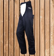 Horseware Rambo Cotton Lined Chaps, Rain Chaps, Pull On Trousers, Waterproof, Navy