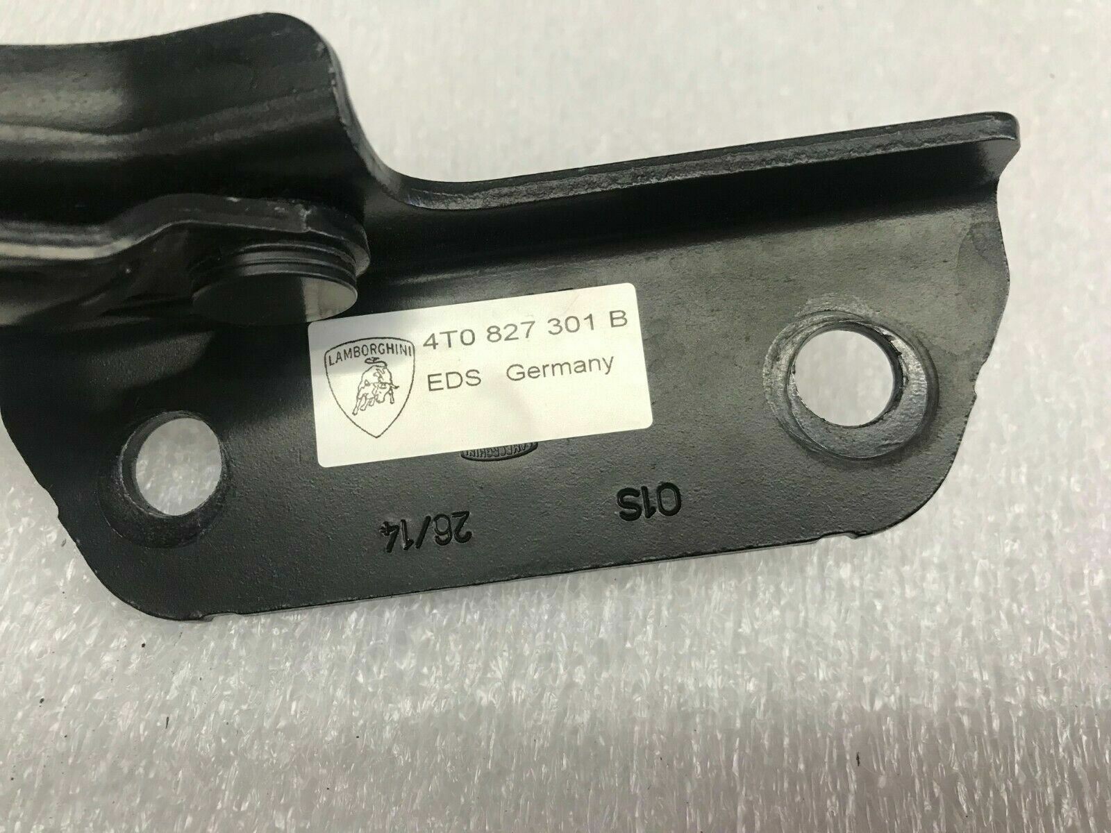 LAMBORGHINI HURACAN LP610 REAR LEFT DRIVER LH SIDE HOOD HINGE OEM 4T0827301B
