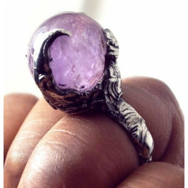 Amethyst crystal ball Ring - Image 2 of 4