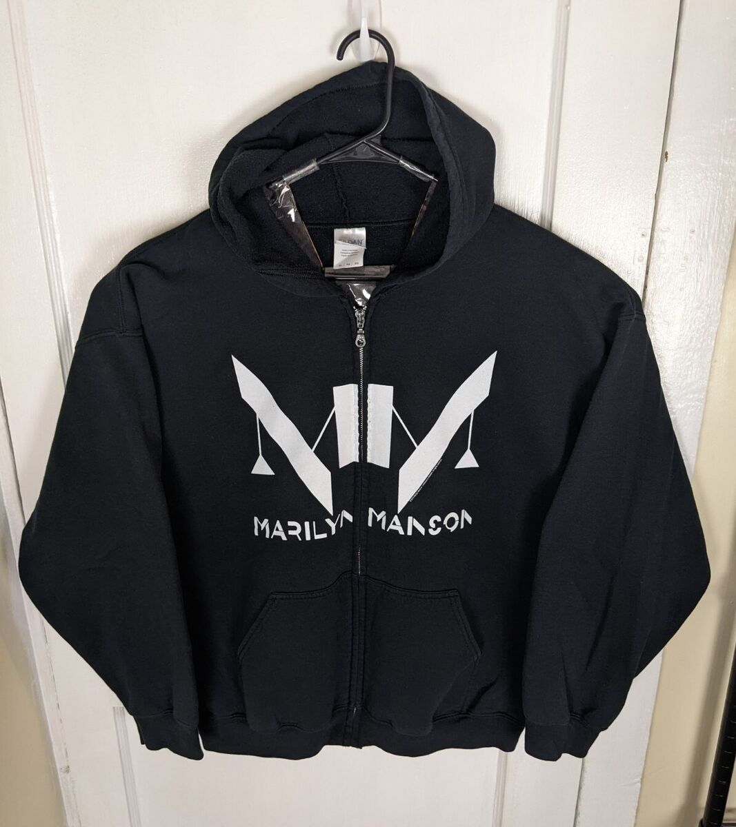 Marilyn Manson Promo Zip Hoodie XL Gildan Heavy Licensed Marilyn Manson Promo Zip Hoodie XL Gildan Heavy Licensed