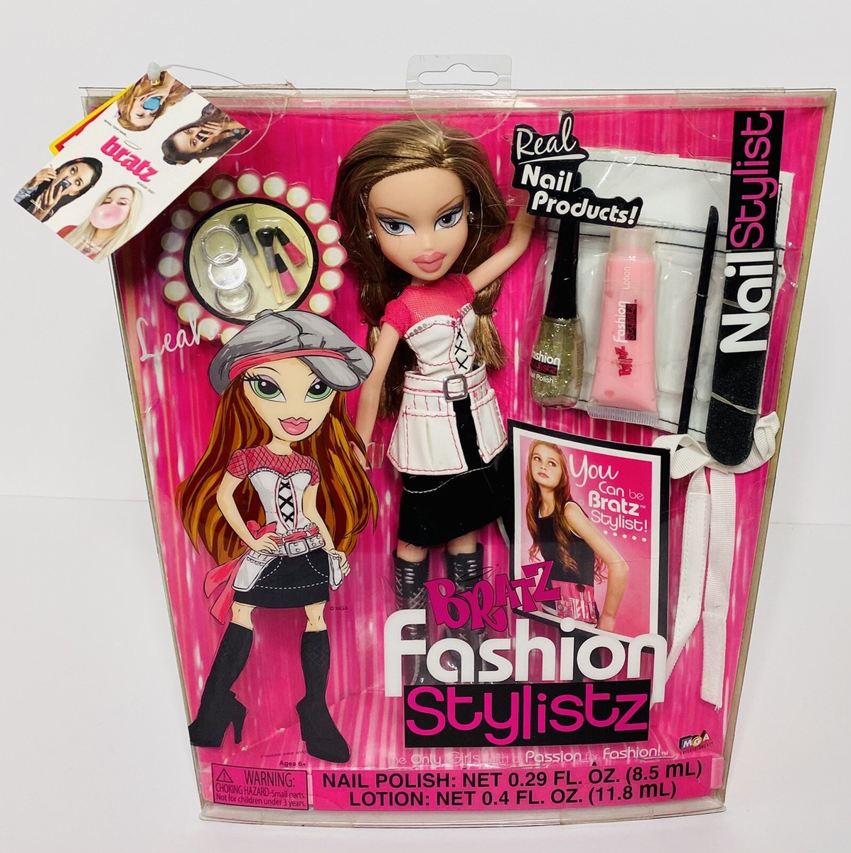 Bratz Fashion Stylist Nail Stylist Leah Doll 2007 NRFB | eBay