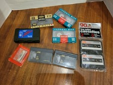 lot of cassette tapes Maxwell Camcorder Tapes And More