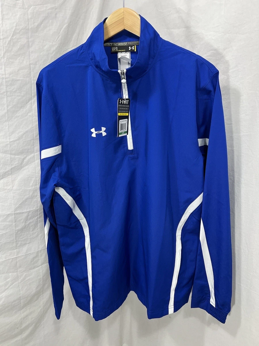 Under Armour Loose 1 4 Zip Pullover Windbreaker Jacket Men s Large