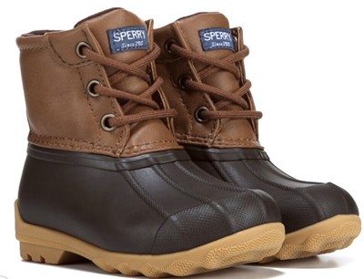 girls sperry duck boots
