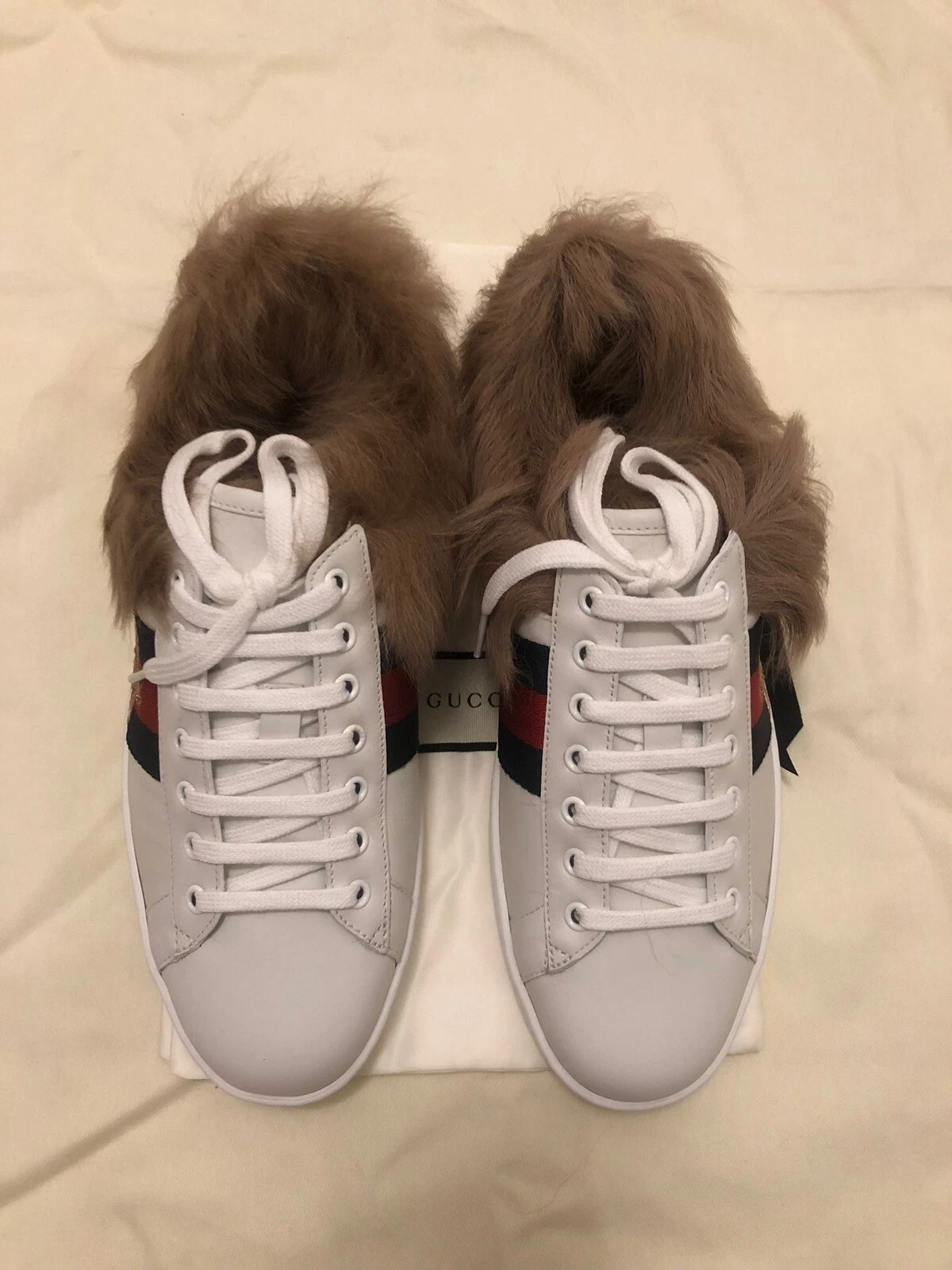 Baskets homme Gucci Ace baskets baskets chaussures taille 8 Royaume Uni