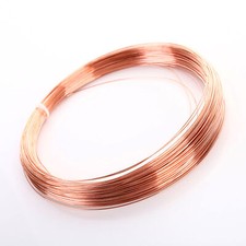 Ø 0,2-5 mm alambre de cobre en blanco sin recubrimiento Cu 99,9% alambre para manualidades 1-10 metros