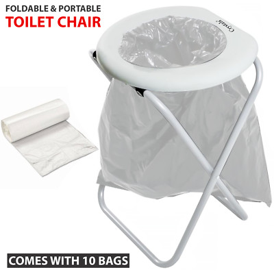 Faltbare Toilette Tragbar Stuhl Camping Reise Park Angeln Outdoor Sitz