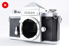  Exc 5 Nikon F Body And Nikon F2 Eyelevel Finder Silver 35mm Film Camera 7400