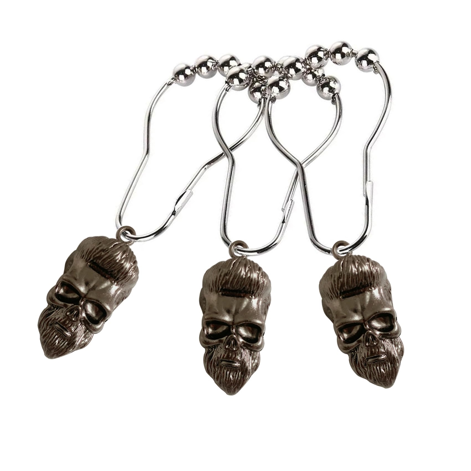 Set of 12 Pharaoh Shower Curtain Hooks Ancient Egyptian Africa Old Pharaoh Tr...