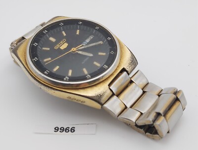 PROJECT TO FIX SEIKO 5 SPORTS 7009 3160 MENS GOLD AUTO DAY DATE