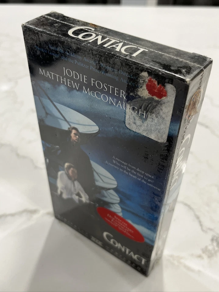 Contact (VHS 1998) Jodie Foster Matthew McConaughey BRAND NEW SEALED Watermark - Image 4 of 4