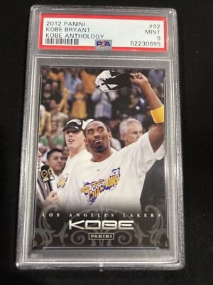 2012 Panini Kobe Anthology #92 Kobe Bryant PSA 9 LA Lakers | eBay