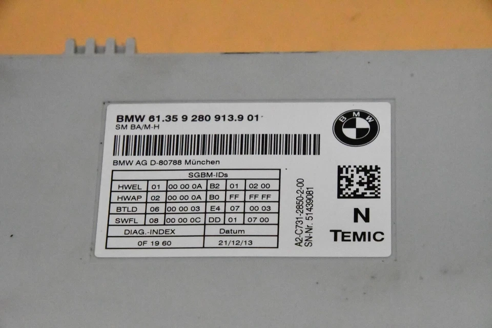 ✅Módulo de control del asiento delantero izquierdo BMW X3 328i 640i 650i 2011-2018 OEM Foto 2 de 3