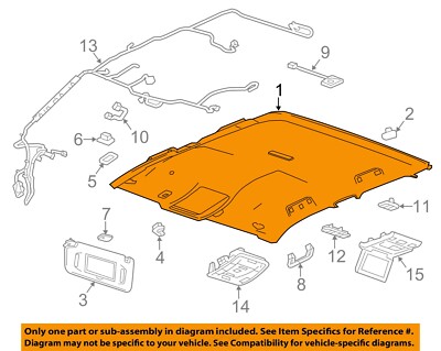GM OEM Headliner 84121431 | eBay