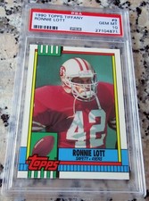 RONNIE LOTT 1990 Topps Tiffany PSA 10 RARE SP 3000 Made San Francisco 49ers HOF