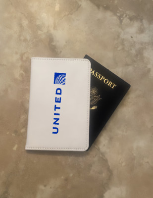 United Airlines Passport Wallet American Tourist Card Travel Document Holders