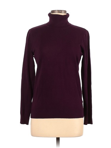 Costco Women Purple Turtleneck Sweater 