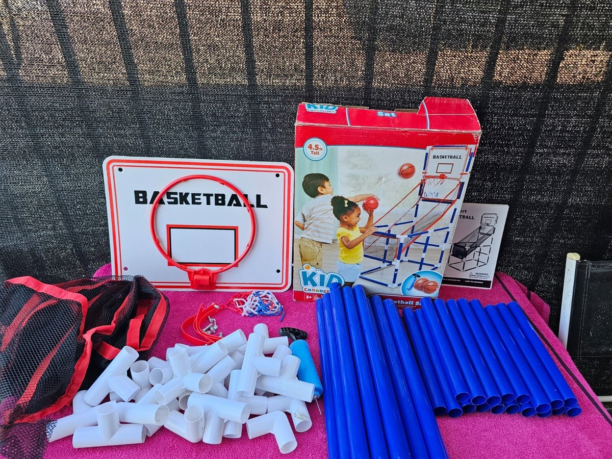 Kid Connection Basketball Set Arcade Basketball Game Easy Assembly Tall
