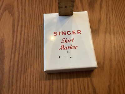 Vintage Singer Skirt Marker 24'' Adjustable Ruler Chalk Marks Hem Line