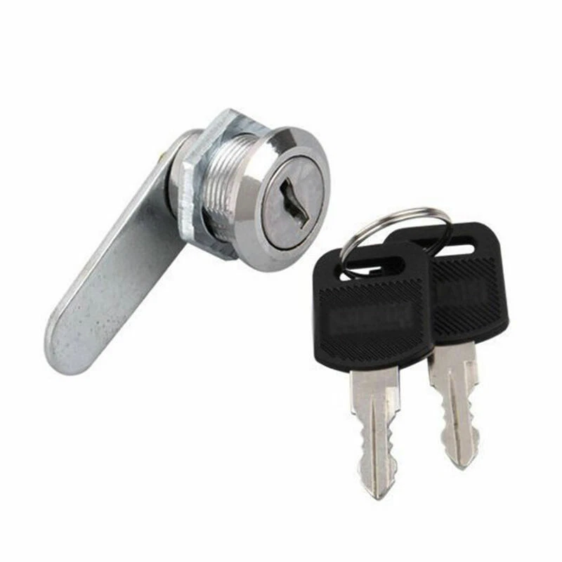 BE-TOOL Furniture Lock 16MM Cupboard Locks Rotary Tongue Lock with 2 Keys  for Letter Box, Postbox, Drawer (5 Pack)