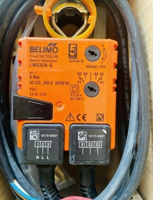  ONE BELIMO Electric Throttle Air Valve Actuator LM230A-S 5NM New