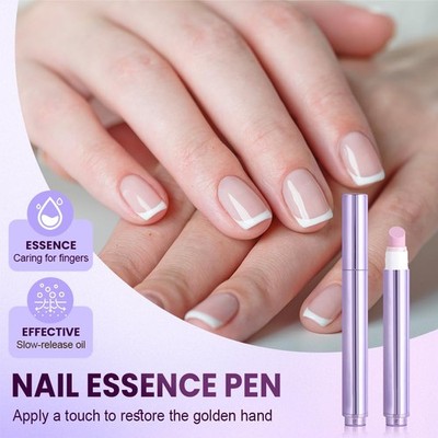3 in 1 Cuticle Oil Pen Cuticle Pusher Nail Oil Pen with Ceramic Tip,Cuticle Push