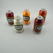 Thread Art Rayon Embroidery Thread 1000M 5 Rolls Assorted