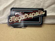 Fresh Metal Megatropolis Replacement Cardboard Billboard Sign JAKKS Pacific Part