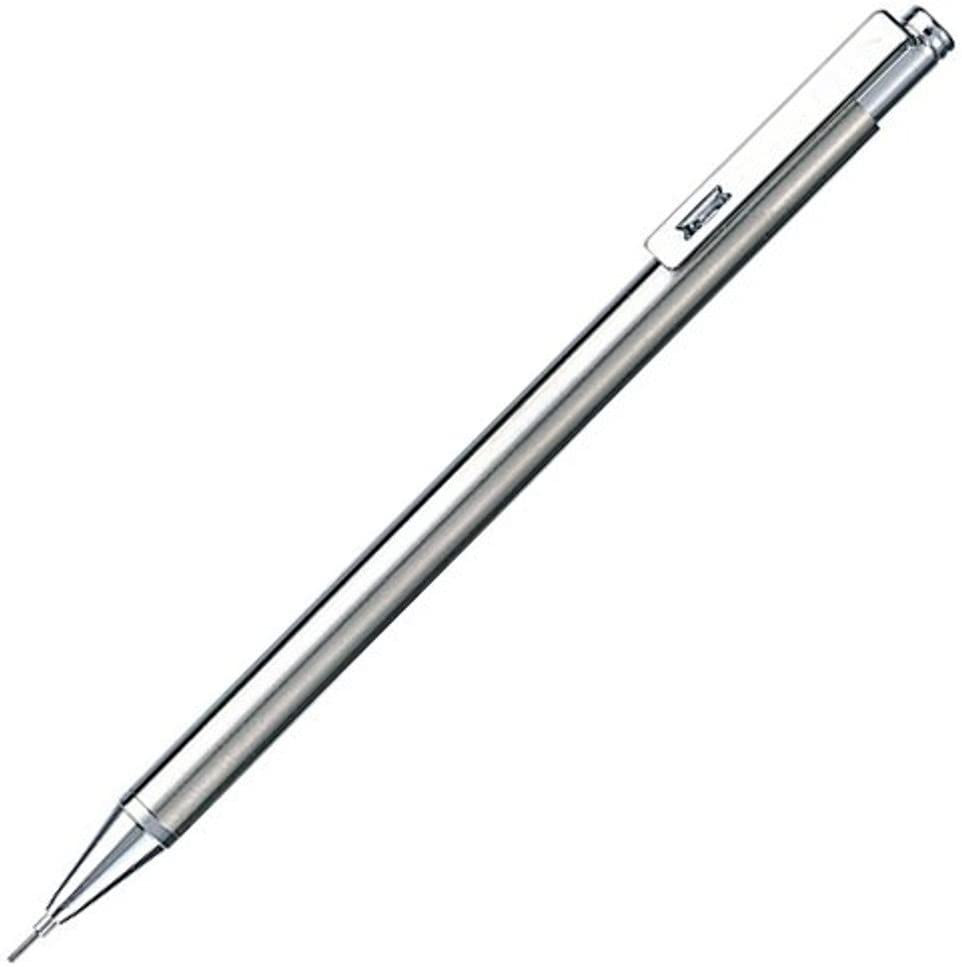 Mini Mechanical Pencil, 0.5 Mm, Silver Body (TS-3)