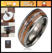 Gunmetal Gray Tungsten Wedding Ring for Men, ...