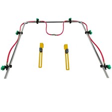 6 Nozzle ATV Sprayer Boom Kit 122" Folding Wand for UTV Lawn Row Crop Spray