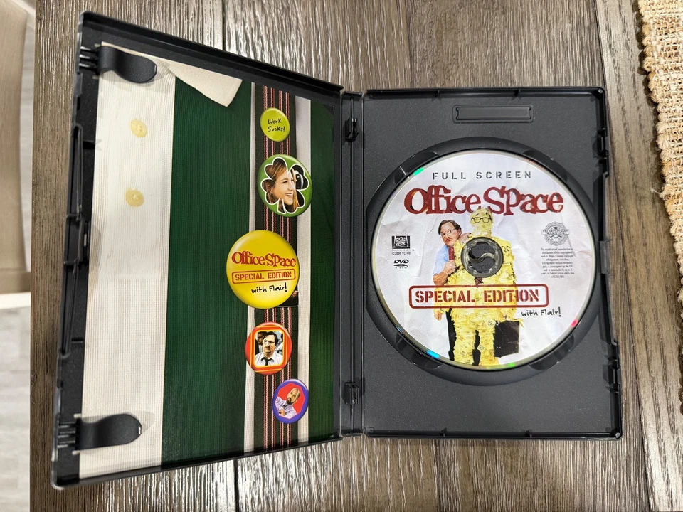 Office Space (DVD, 2005, Special Edition, Full Screen) WOW! LOOK! - Image 3 of 3