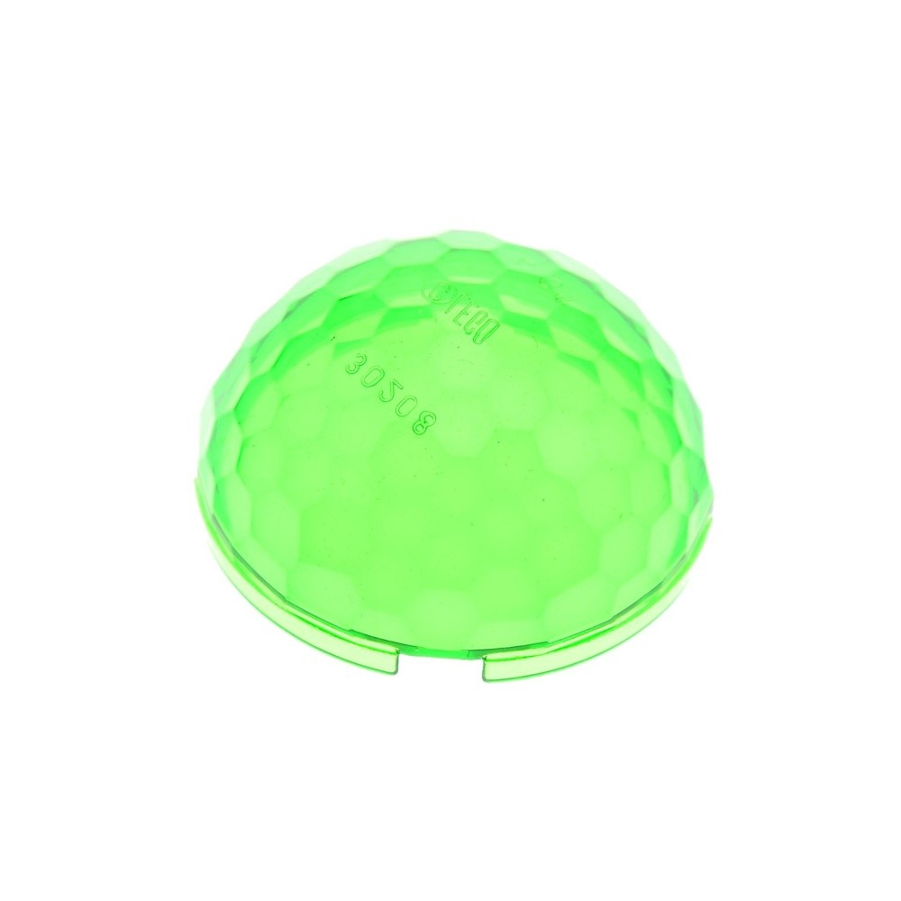 1x Lego Cylinder Dome 4x4 Transparent Green Hemisphere Canopy 4114687 30208