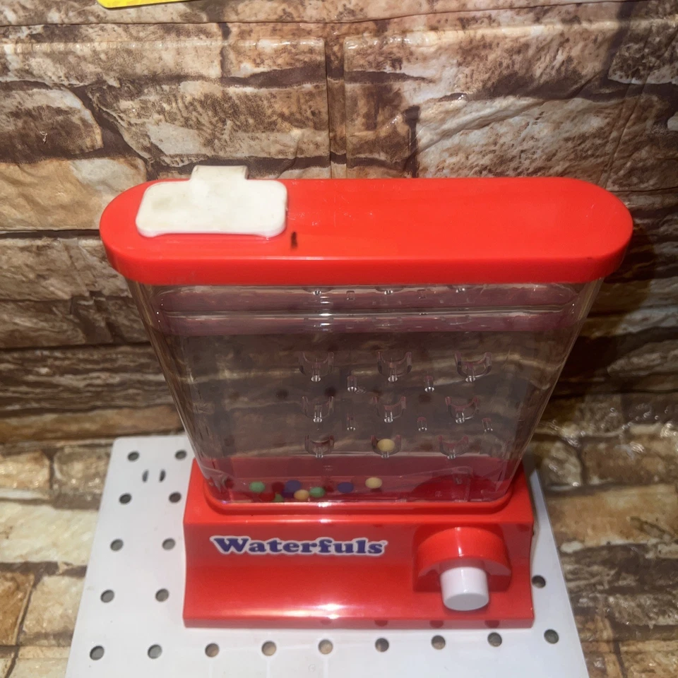 Vintage Waterfuls Wonderful Water Push Luck Skill Game Red Tic Tac Toe Sensory - Image 4 of 4