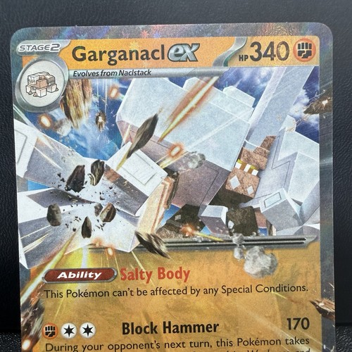 Pokemon TCG Garganacl 178/091 2024 S&V Paldean Fates Holo Rare - NM/M