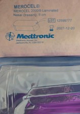 Merocel 2000 8cm x1 unit nasal dressing. Nasal tamponade