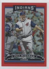 2006 Topps Chrome Red Refractor 23/90 Bob Wickman #232 t5d
