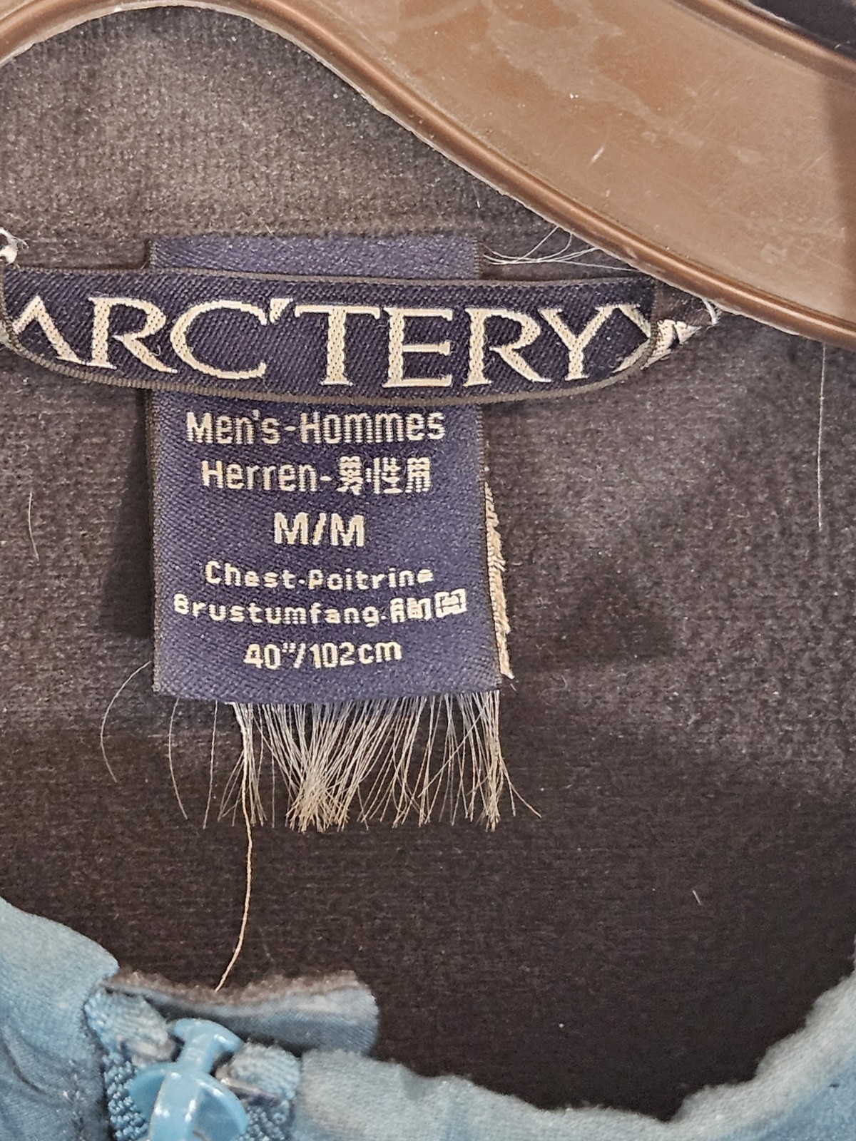 Arc'teryx Giacca Uomo Windstopper Verde Teal Uomo Taglia M Foderata Outdoor Escursionismo