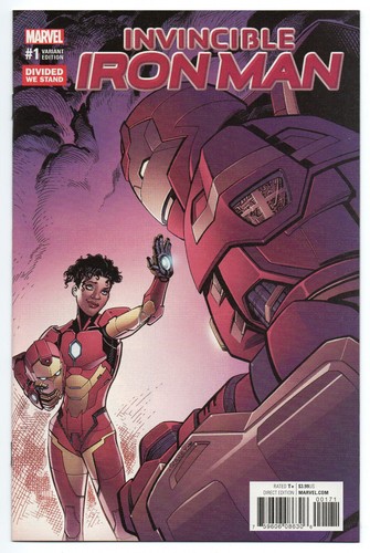 INVINCIBLE IRON MAN 1 - VARIANT COVER (2017) - 9.2