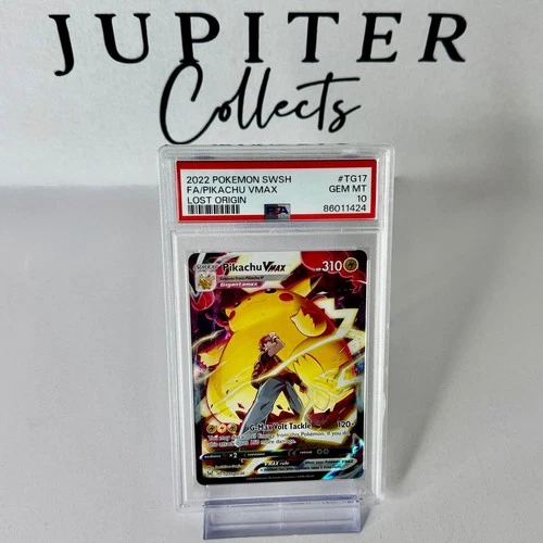 Pokemon Pikachu VMAX TG17/TG30 Trainer Gallery Lost Origin PSA 10 GEM MINT