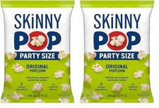 Popcorn, Original, Whole Grain, Dairy-Free Snack, 8Oz Family Size Bag Pack of 2